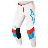 Alpinestars Techstar Quadro Pants Off White/Blue Neon/Bright Red