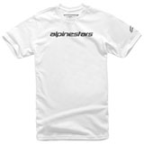 Alpinestars Linear Wordmark T-Shirt White/Black