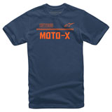 Alpinestars Moto-X T-Shirt Navy/Orange