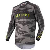 Alpinestars Youth Racer Tactical Jersey Black/Grey Camo/Yellow Fluo