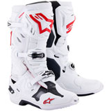 Alpinestars Tech 10 Supervented Boots White/Bright Red