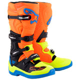 Alpinestars Tech 5 Boots Blue/Orange/Yellow Fluo