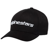 Alpinestars Linear Stretch Fit Hat Black/White