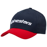 Alpinestars Linear Stretch Fit Hat Navy/Red