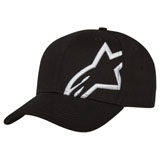 Alpinestars Corp Snap 2 Snapback Hat Black/White