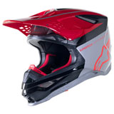 Alpinestars Supertech M10 LE Acumen MIPS Helmet Red Flake/Black/Silver