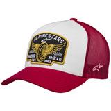 Alpinestars Heritage Patch Trucker Hat White/Red