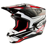 Alpinestars Supertech M5 Action 2 Helmet Black/White/Bright Red