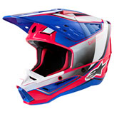 Alpinestars Supertech M5 Sail Helmet White/Diva Pink/Enamel/Blue
