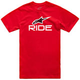 Alpinestars Ride 4.0 T-Shirt Red/White/Black