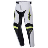 Alpinestars Youth Racer Lucent Pant White/Neon Red/Yellow Fluo