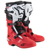 Alpinestars Tech 10 Enduro Boots Bright Red/Black/White