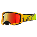 Alpinestars Vision 8 Goggle Corp Yellow-Pink Frame/Red Mirror Lens