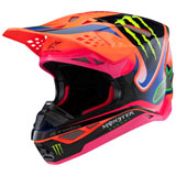 Alpinestars Supertech M10 Deegan Monster MIPS Helmet Orange Fluo/Purple/Pink