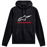 Alpinestars Always V3 Hooded Sweatshirt Black/White/Red