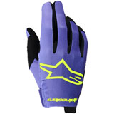 Alpinestars Radar Gloves Purple/Yellow Fluo