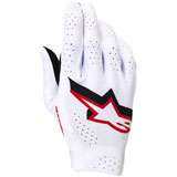 Alpinestars Supertech Gloves White/Black/Fire Red