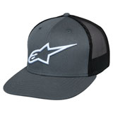 Alpinestars Corp Snapback Trucker Hat Grey/Black