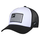Alpinestars Flag Snapback Hat White/Black
