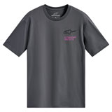 Alpinestars Pop Helmet T-Shirt Charcoal