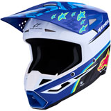 Alpinestars SM3 Falcon Helmet Blue/White/Black/Pink Fluo