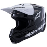 Alpinestars SM3 Radium Helmet Glossy Black/White/Grey