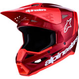 Alpinestars SM3 Radium Helmet Red/Red Fluo/White