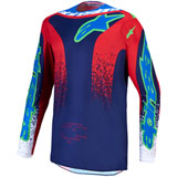 Alpinestars Fluid Drag Jersey Blue/Navy/Fire Red