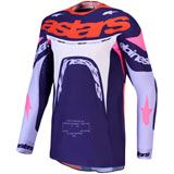Alpinestars Supertech Dyna Jersey Light Violet/Deep Purple/Pink Fluo