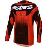 Alpinestars Techstar Swan Jersey Cardinal Red/Black/White