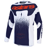 Alpinestars Techstar Swan Jersey Light Lilac/Dark Grey/Red Fluo