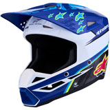 Alpinestars Youth SM3 Falcon Helmet Blue/White/Black/Pink Fluo