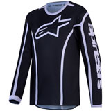 Alpinestars Youth Fluid Apex V2 Jersey Black/Silver