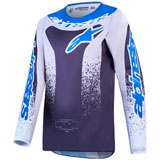 Alpinestars Youth Fluid Drag Jersey Graystone/Light Lilac/UCLA Blue