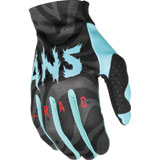 Answer Racing Youth AR2 Hypno Gloves Seafoam/Tar/Air Pink