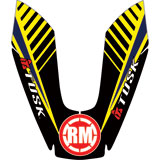 Attack Graphics Turbine Front Fender Decal Blue/Yellow