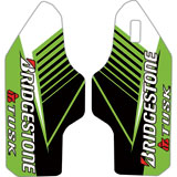 Attack Graphics Turbine Lower Fork Guard Decal Green