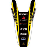 Attack Graphics Turbine Rear Fender Decal Yellow