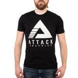 Attack Graphics Attack T-Shirt Black