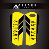 Attack Graphics Renegade Lower Fork Guard Decal Yellow
