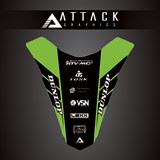 Attack Graphics Renegade Rear Fender Decal Green