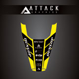 Attack Graphics Renegade Rear Fender Decal Yellow