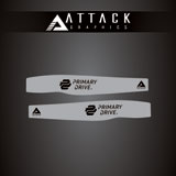 Attack Graphics Renegade Swing Arm Decal Grey