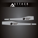 Attack Graphics Renegade Swing Arm Decal Grey