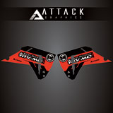 Attack Graphics Renegade Radiator Shroud Decal Red