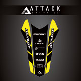 Attack Graphics Renegade Rear Fender Decal Yellow