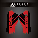 Attack Graphics Renegade Lower Fork Guard Decal Red