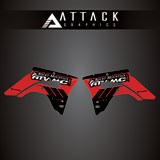 Attack Graphics Renegade Radiator Shroud Decal CR Red