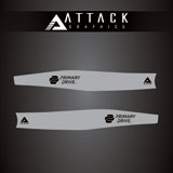 Attack Graphics Renegade Swing Arm Decal Grey
