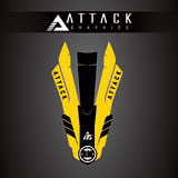 Attack Graphics Renegade Front Fender Decal Yellow